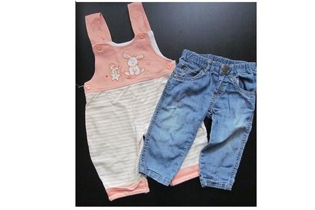 Oranžové kalhoty a jensy, velikost 74, tcm,74