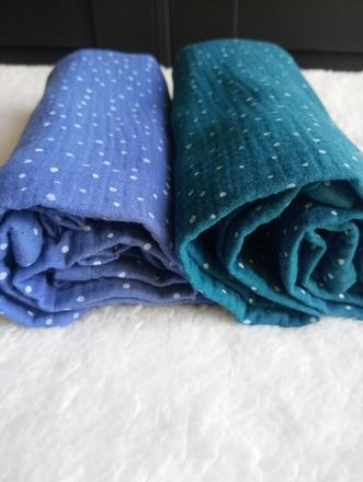 Mušelínová dečka 2ks,