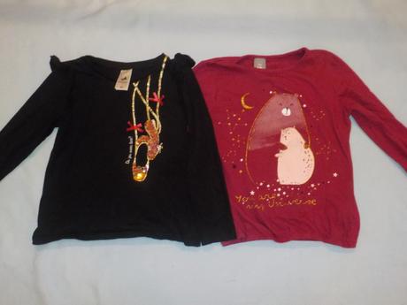 Tričko s dlouhým rukávem vel. 122    2 ks, palomino,116