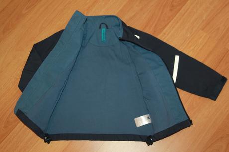 Bunda přechodová - modrá, vel. 110-116, 110