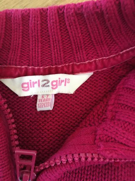 Propínací svetr vel. 122, girl2girl,122
