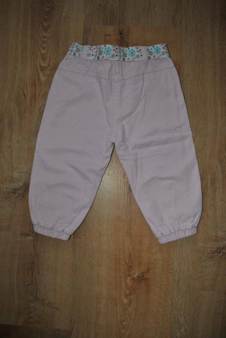 Podšité manžestráky s páskem, caa,vel 80, top stav, c&a,80