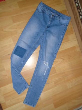 Džíny trhané 152/158, calzedonia,152