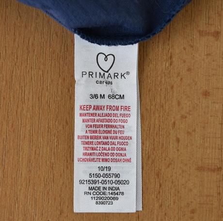 Tričko vel. 3 - 6 m, primark,68