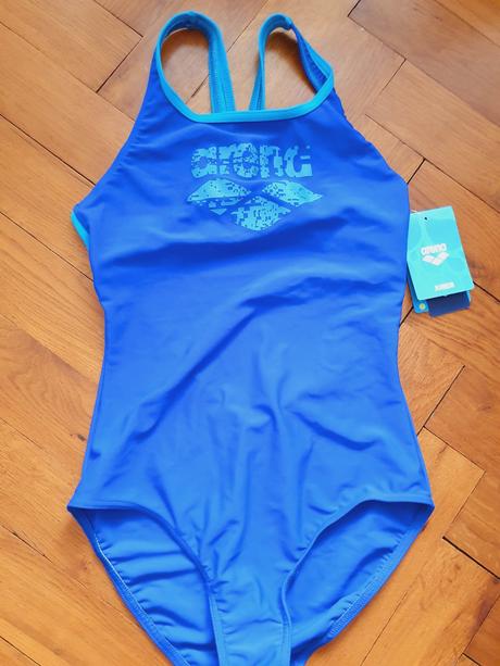 2xdívčí sportovní jednodílné plavky arena vel. 164, 164