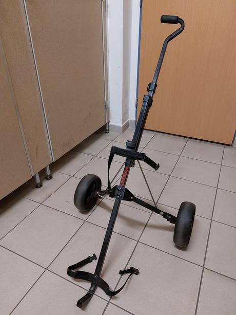 Dětský golfový vozík a bag,