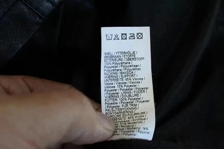 Koženková bunda vel. 12 let, river island,152