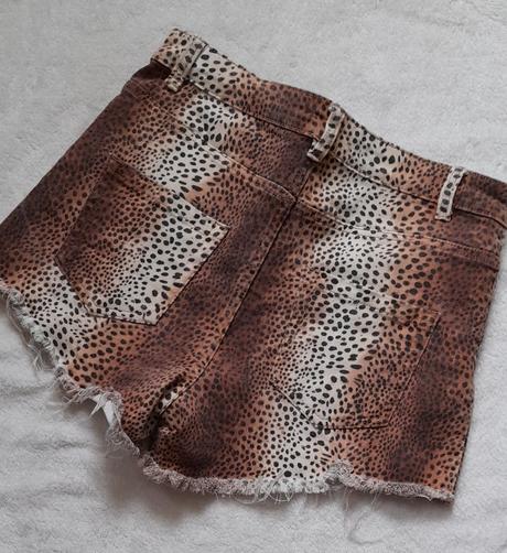 Tezenis džínové leopardí šortky, tezenis,l