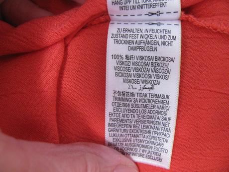 Krásné dámské letní korálové viskozové šaty, marks & spencer,36