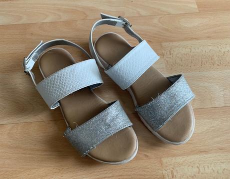 Boty & sandálky bílo-stříbrné f&f vel. 34, f&f,34