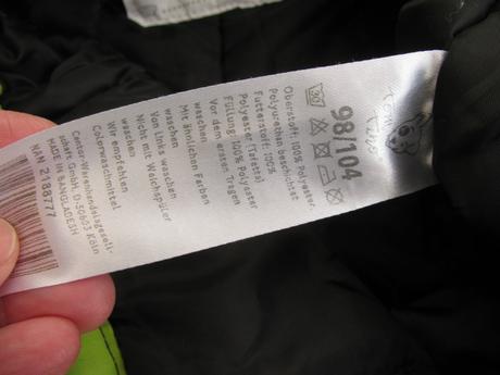 Černé oteplovačky ,lyžařské kalhoty tom tino, 104