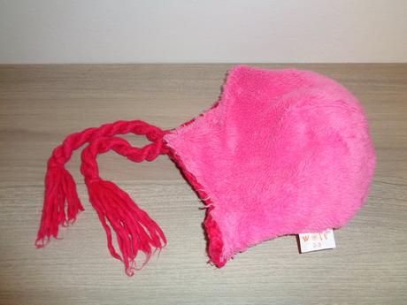 Vyteplená čepice s obličejem, wolf,98