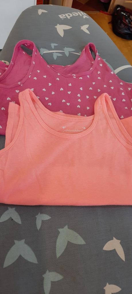 2 dívčí tílko značky primark, vel. 6-7let., primark,122