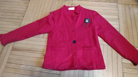 Coccodrillo krásné červené sako 110 cm 5 let super, coccodrillo,110