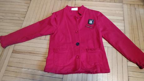 Coccodrillo krásné červené sako 110 cm 5 let super, coccodrillo,110