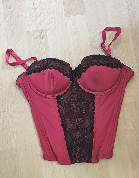 Korzet červený, h&m,m