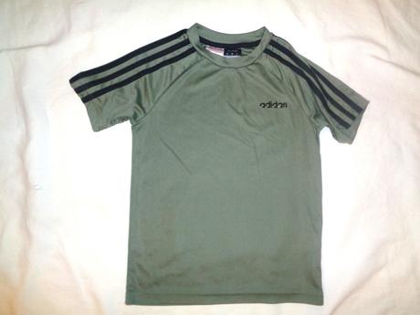 Khaki funkční tričko adidas 7/8 let, adidas,128