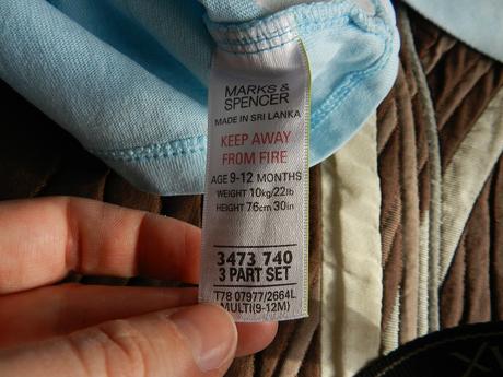 Triko dlouhý rukáv robot, marks & spencer,80