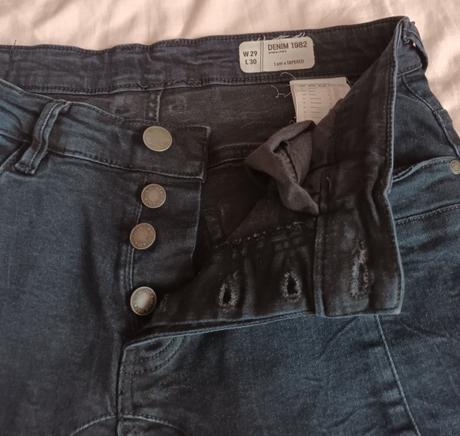 Chlapecké rifle tmavě modré denim, denim,30