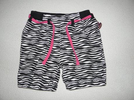 Zebrové kraťasy zn. coccodrillo vel.86-98, coccodrillo,86