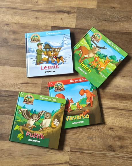 Knihy ze serie bydlím v lese 4 kusy, 