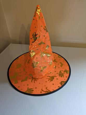 Čarodějnický klobouk pro dospělé a větší děti., 
