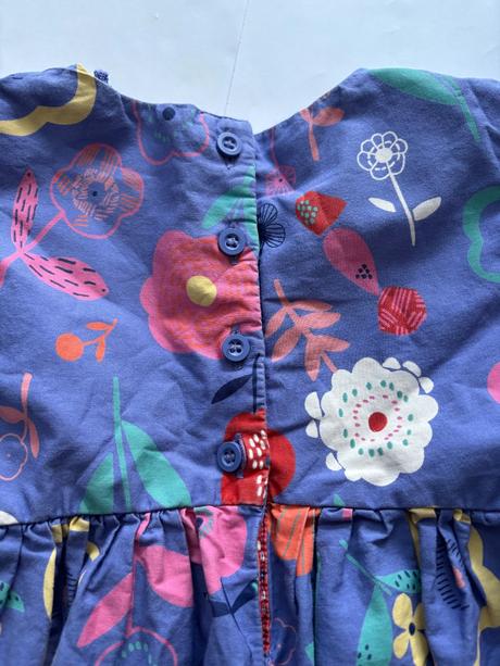 Ob/ šaty modré - v.4-5 let, 110