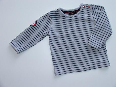 H625 pruhované triko vel. 74, miniclub,74