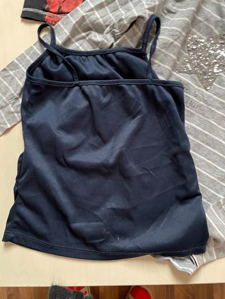 Triko a tílko a pruhované navíc, vel 146/152, 11-1, 152