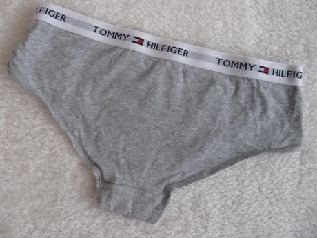 Dámské šedé kalhotky t.h., tommy hilfiger,m