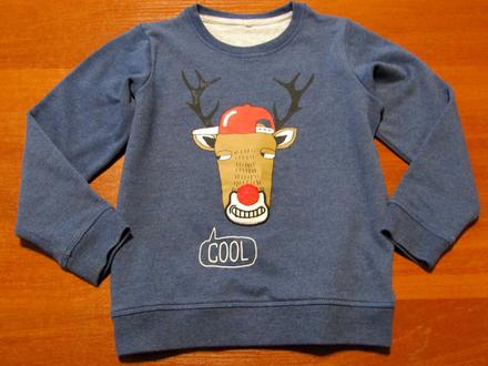 Chlapecká vánoční mikina vel 116-122, 122