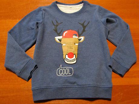 Chlapecká vánoční mikina vel 116-122, 122