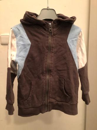 Barevná mikina s kapucí, 92