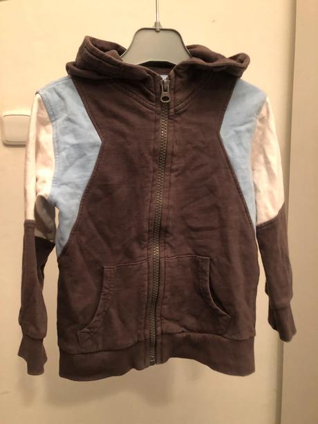 Barevná mikina s kapucí, 92