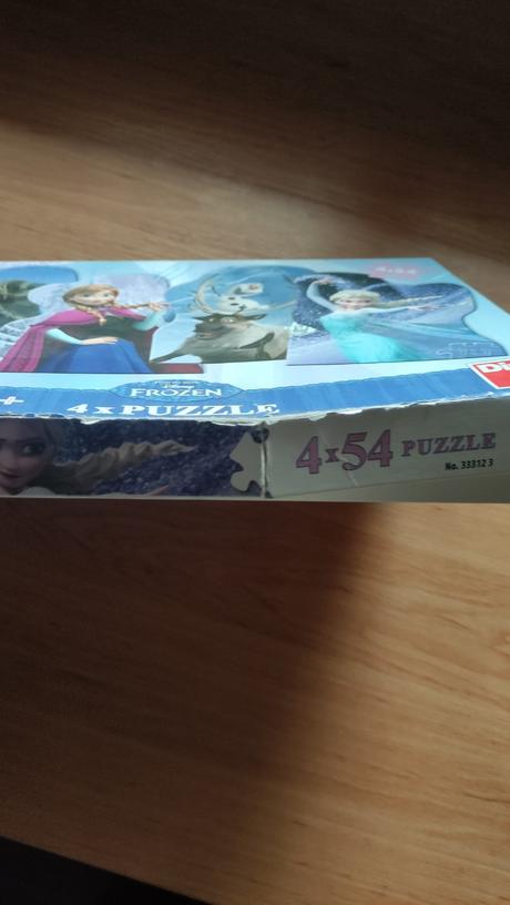 Puzzle ledové království 4x,