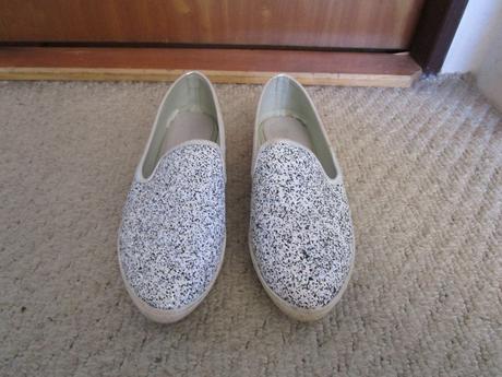 Stříbrné baleríny, č. 41, kožená stélka, 41