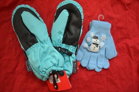 2x rukavice v.98, 98