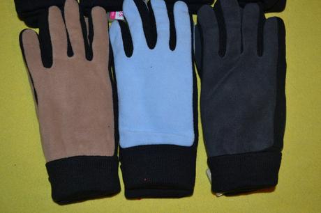 Oteplené fleece rukavice v.140-170,s-m, 158 / m / s / xs