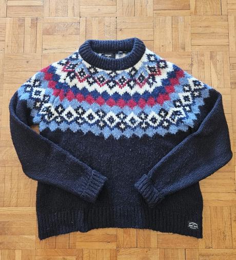 Teplý svetr super dry, superdry,m