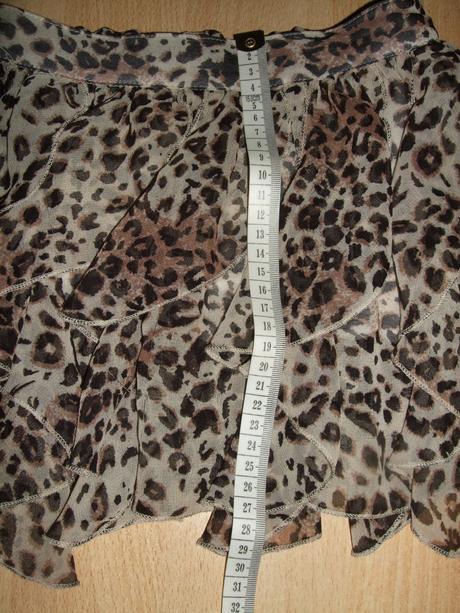 Volánová sukňa s leopardím vzorom, matalan,98
