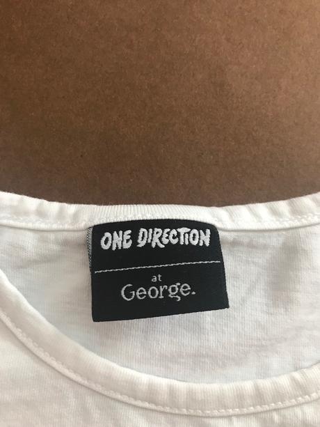 Ob/ triko bílé one direction - v.6/7 let, george,122