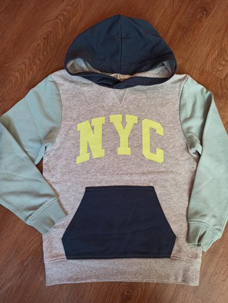 Bavlněna mikina hm nyc, h&m,128