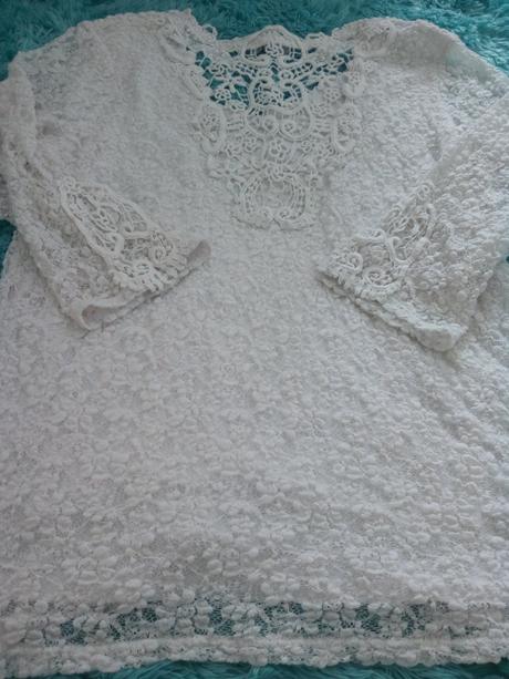 Krajkové triko zn.peruna,vel.l, l