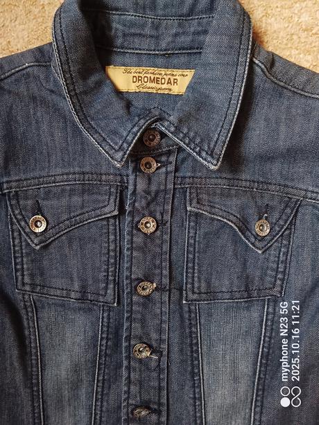 Šaty riflové zn."dromedar" vel."m", dromedar,m