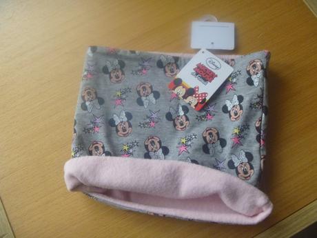 Nový šedý nákrčník s minnie zn. dopodopo, dopodopo,128