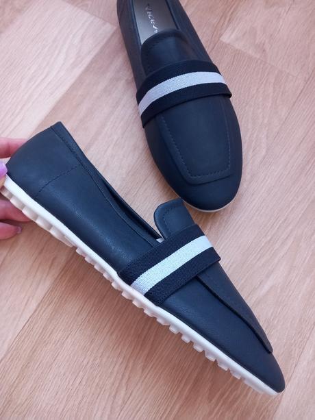 08 - modro-bílé baleríny vel. 39 - n.o.v.é, 39