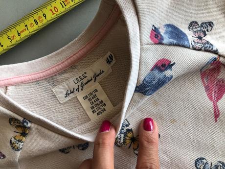 Šaty motýl ptáčci modrorůžová 4-6l 110-116cm pásek, h&m,110