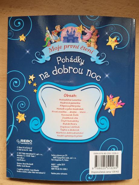Moje první čtení - pohádky na dobrou noc, 
