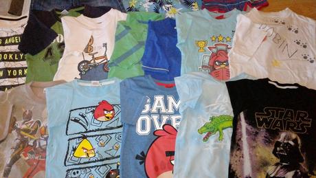 Chlapecký mix věcí vel.116-128 jaro/léto/podzim, 122–134