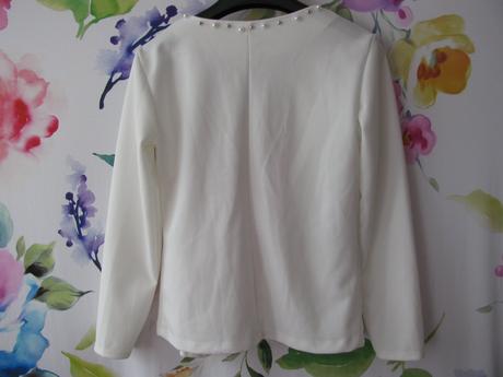 Společenské dívčí elastické sako na šaty, 146